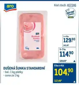 Makro Dušená šunka standardní nabídka