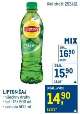 Makro LIPTON Čaj nabídka