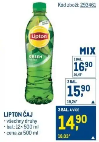 Makro LIPTON Čaj nabídka