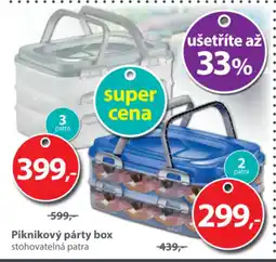 Kitos Piknikový párty box stohovatelná patra nabídka