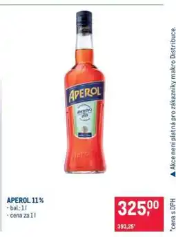 Makro Aperol 11 % nabídka