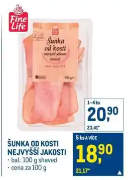 Makro Šunka od kosti nejvyšší jakosti nabídka