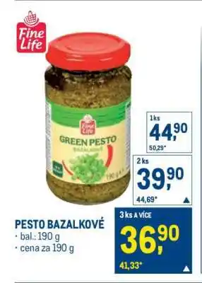 Makro PESTO BAZALKOVÉ nabídka
