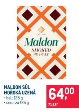 Makro MALDON SŮL MOŘSKÁ UZENÁ nabídka
