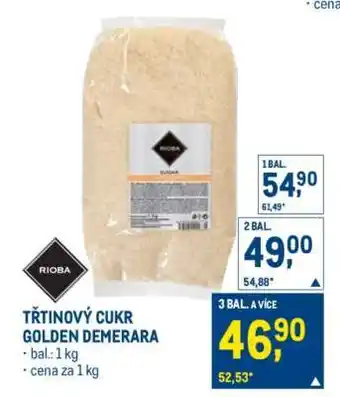 Makro Třtinový cukr Golden Demerara nabídka