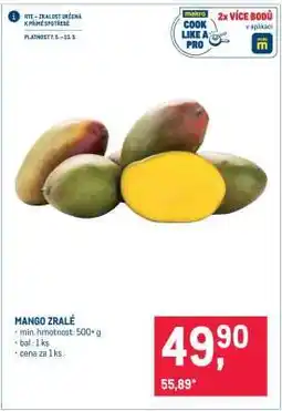 Makro Mango zralé nabídka