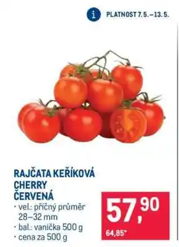 Makro RAJČATA KEŘÍKOVÁ CHERRY ČERVENÁ nabídka