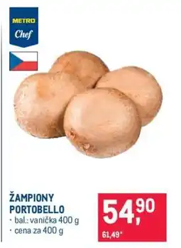 Makro Žampiony Portobello nabídka