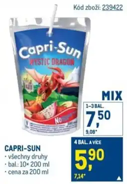 Makro CAPRI-SUN nabídka