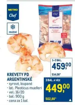 Makro KREVETY PD ARGENTINSKÉ nabídka