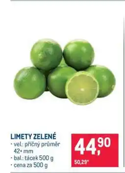 Makro Limety zelené nabídka