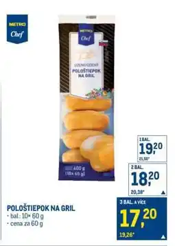 Makro Pološtiepok na gril nabídka