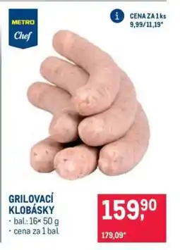 Makro Grilovací klobásky nabídka