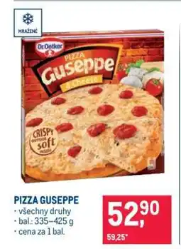 Makro Pizza Guseppe nabídka