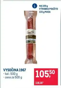 Makro Vysočina 1967 nabídka