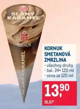 Makro KORNUK SMETANOVÁ ZMRZLINA nabídka