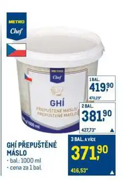 Makro Ghí přepuštěné máslo nabídka