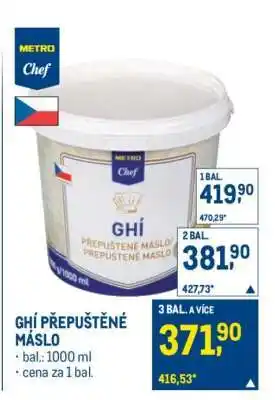 Makro Ghí přepuštěné máslo nabídka