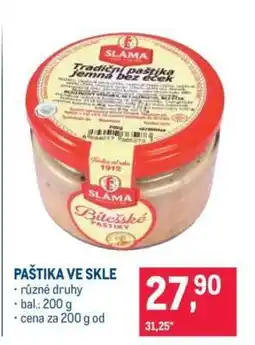 Makro Paštika ve skle nabídka