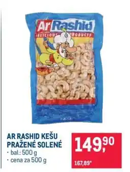 Makro Ar Rashid kešu pražené solené nabídka