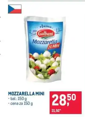 Makro Mozzarella mini nabídka