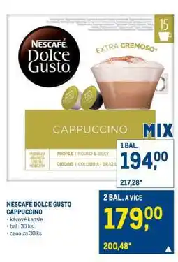Makro Nescafé Dolce Gusto cappuccino nabídka
