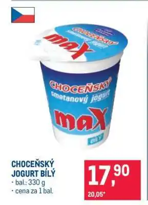 Makro Choceňský jogurt bílý nabídka