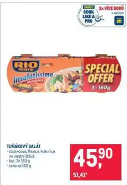 Makro Tuňákový salát nabídka
