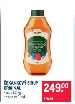 Makro ČEKANKOVÝ SIRUP ORIGINÁL nabídka