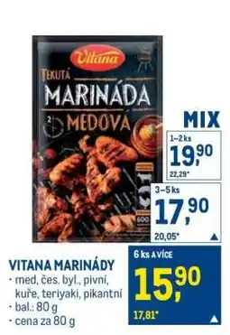 Makro VITANA MARINÁDY nabídka