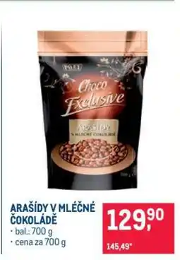 Makro Arašídy v mléčné čokoládě nabídka