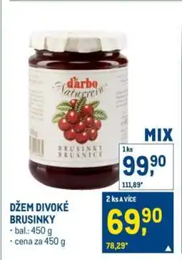 Makro DŽEM DIVOKÉ BRUSINKY nabídka