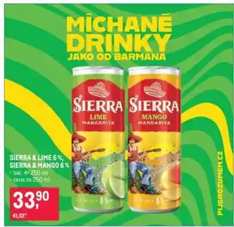 Makro Míchané drinky nabídka