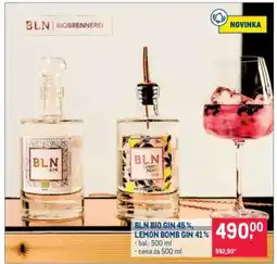 Makro BLN BIO GIN 45 %, LEMON BOMB GIN 41 % nabídka
