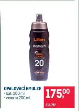 Makro OPALOVACÍ EMULZE nabídka