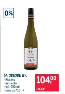 Makro DR. ZENZEN 0 % nabídka