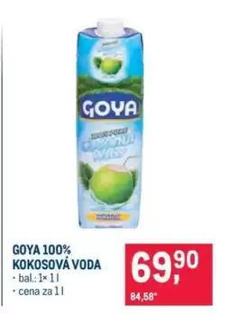 Makro Goya 100% kokosová voda nabídka