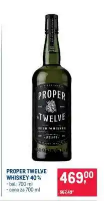 Makro PROPER TWELVE WHISKEY 40 % nabídka