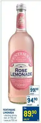 Makro Fentimans limonáda nabídka