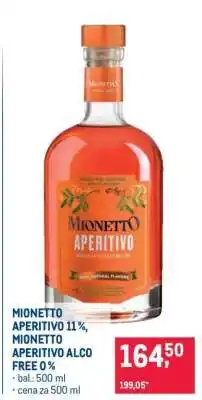 Makro MIONETTO APERITIVO 11%, MIONETTO APERITIVO ALCO FREE 0% nabídka