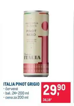 Makro ITALIA PINOT GRIGIO nabídka