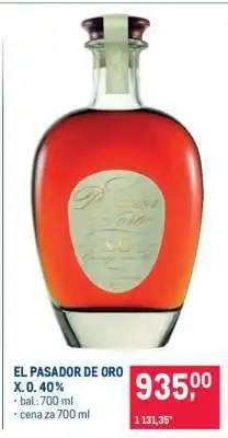 Makro El Pasador de Oro X. O. 40 % nabídka
