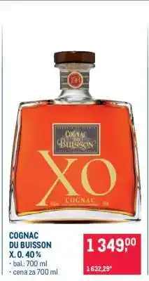 Makro COGNAC DU BUISSON X. O. 40 % nabídka