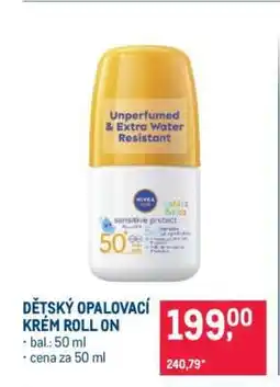 Makro DĚTSKÝ OPALOVACÍ KRÉM ROLL ON nabídka