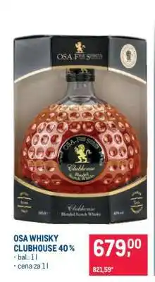 Makro OSA WHISKY CLUBHOUSE 40 % nabídka