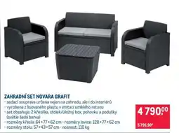 Makro ZAHRADNÍ SET NOVARA GRAFIT nabídka