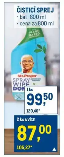 Makro Čisticí sprej nabídka