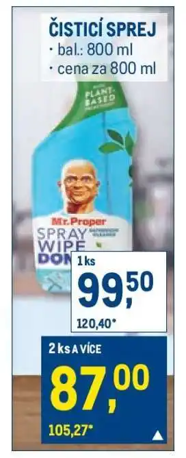 Makro Čisticí sprej nabídka