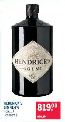 Makro Hendrick’s Gin 41,4 % nabídka