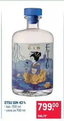 Makro ETSU GIN 43 % nabídka